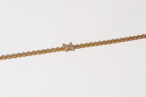 Pulsera Tennis Flor